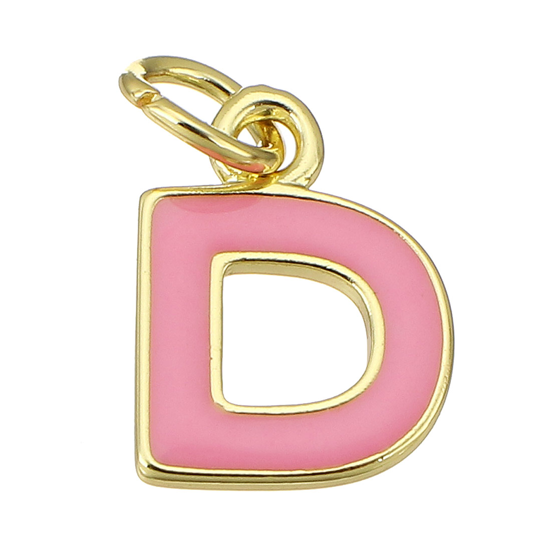 gold color plated with pink color D