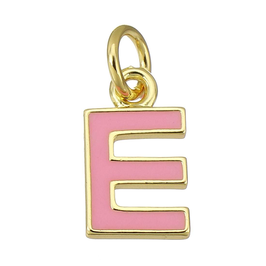 gold color plated with pink color E