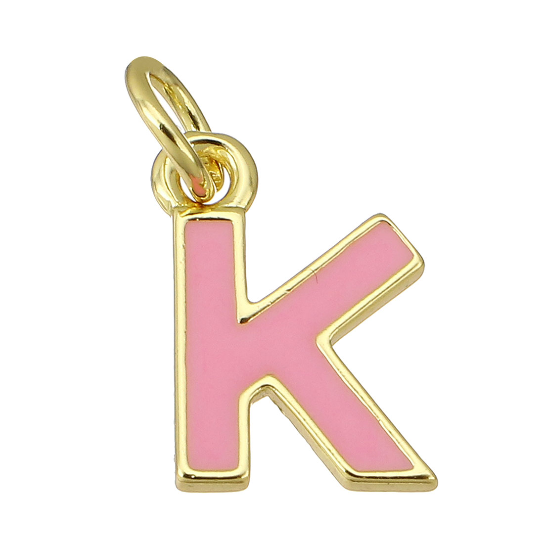 gold color plated with pink color K