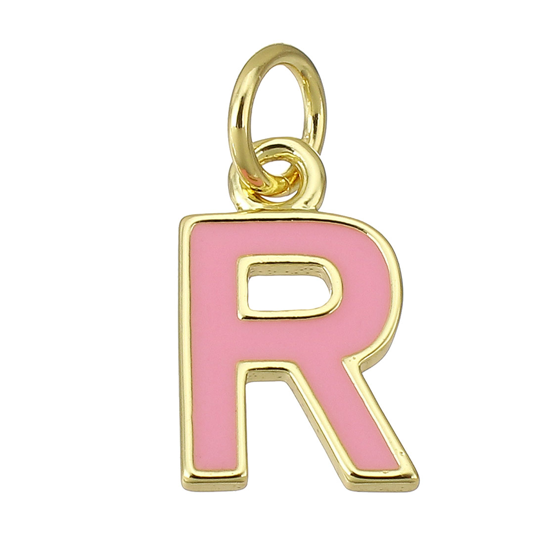 gold color plated with pink color R