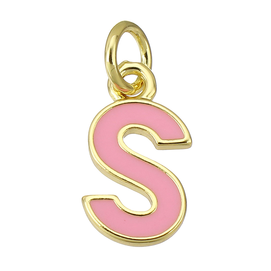 gold color plated with pink color S