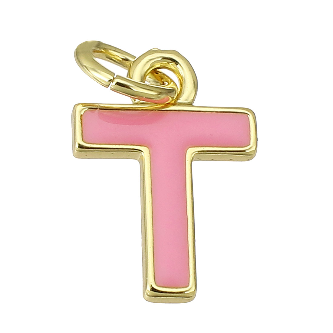 gold color plated with pink color T