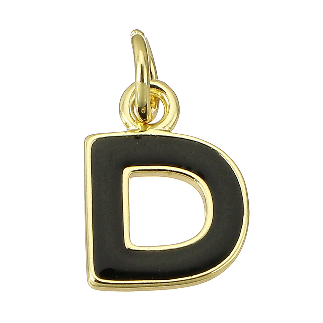 gold color plated with black color D