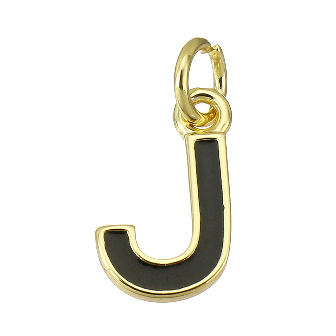 gold color plated with black color J