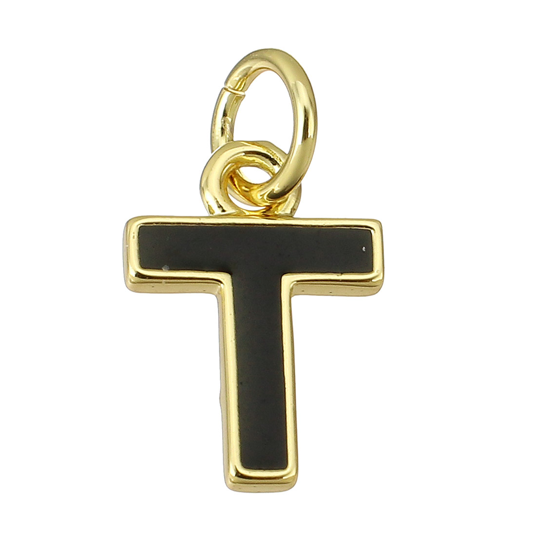 gold color plated with black color T