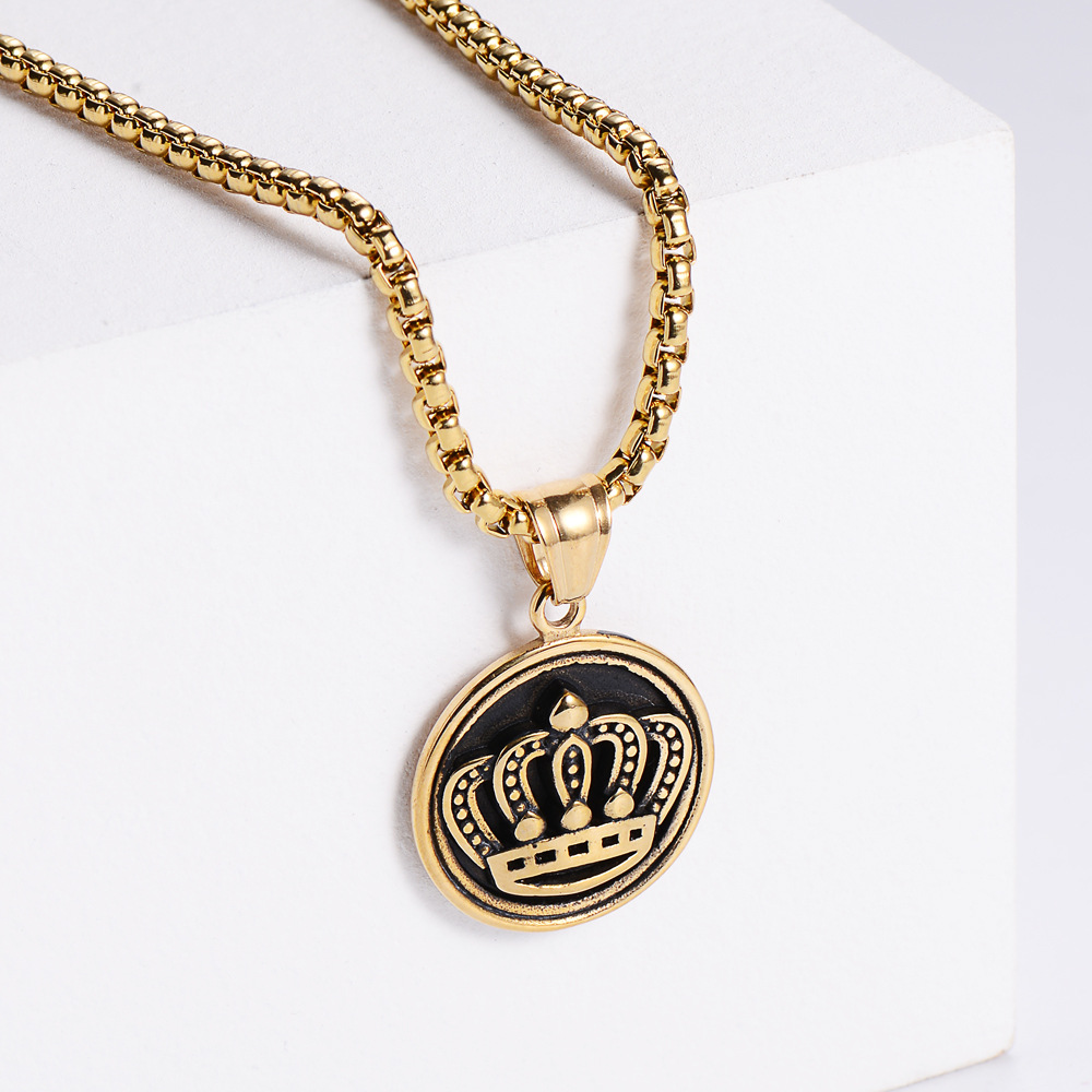 【Gold】with chain pendant