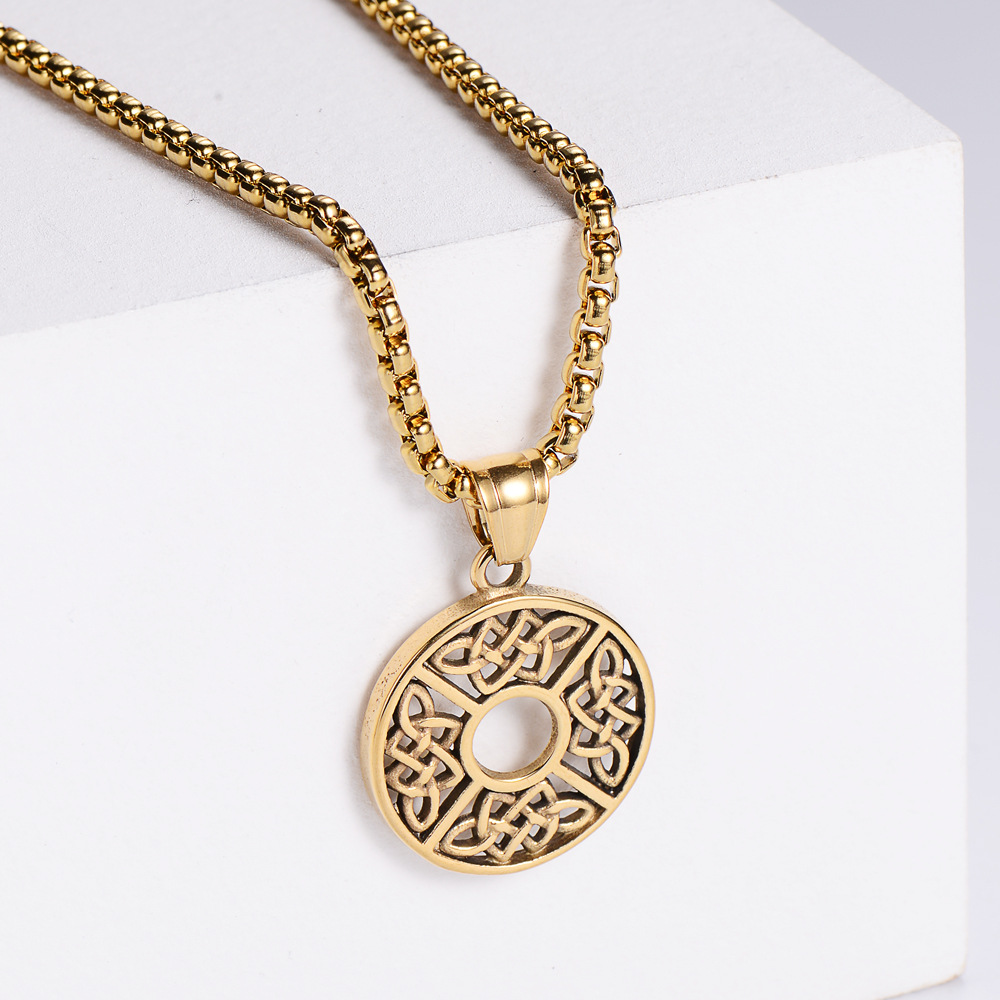 【Gold】with chain pendant