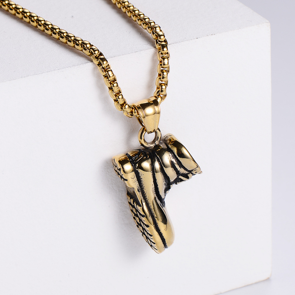 【Gold】with chain pendant