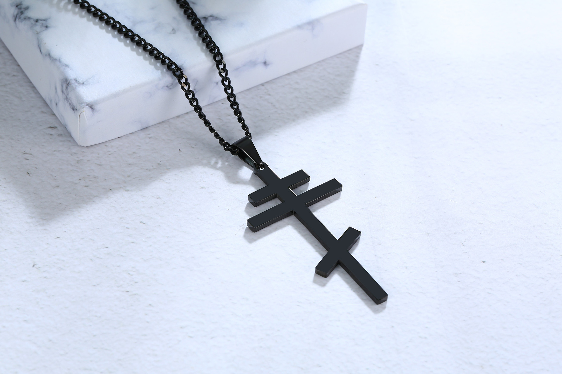 Black Pendant + Chain Length 60CM