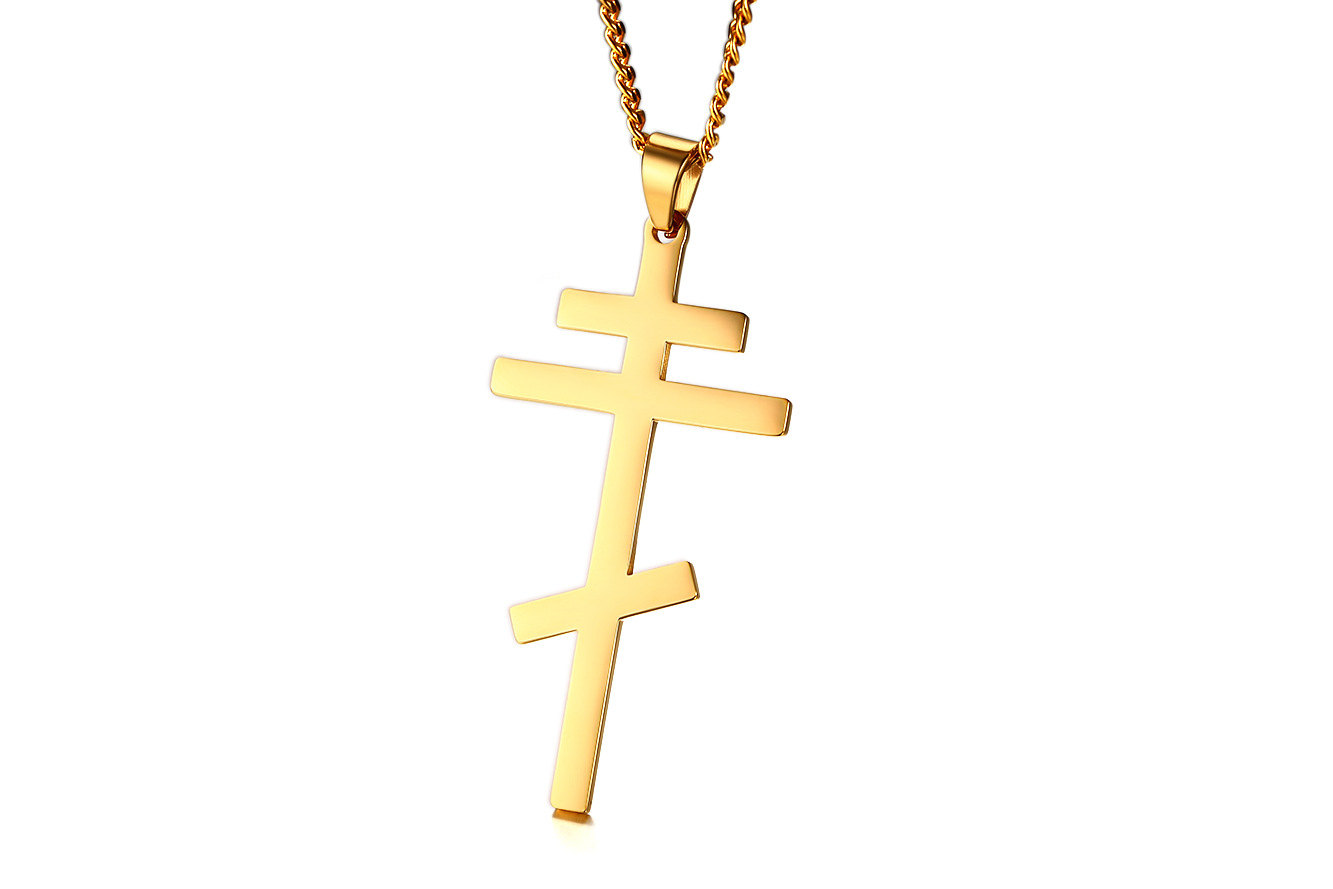 Gold Pendant + Chain Length 60CM