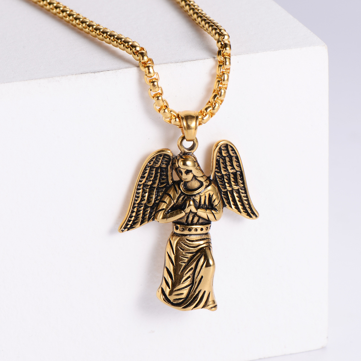 【Gold】with chain pendant