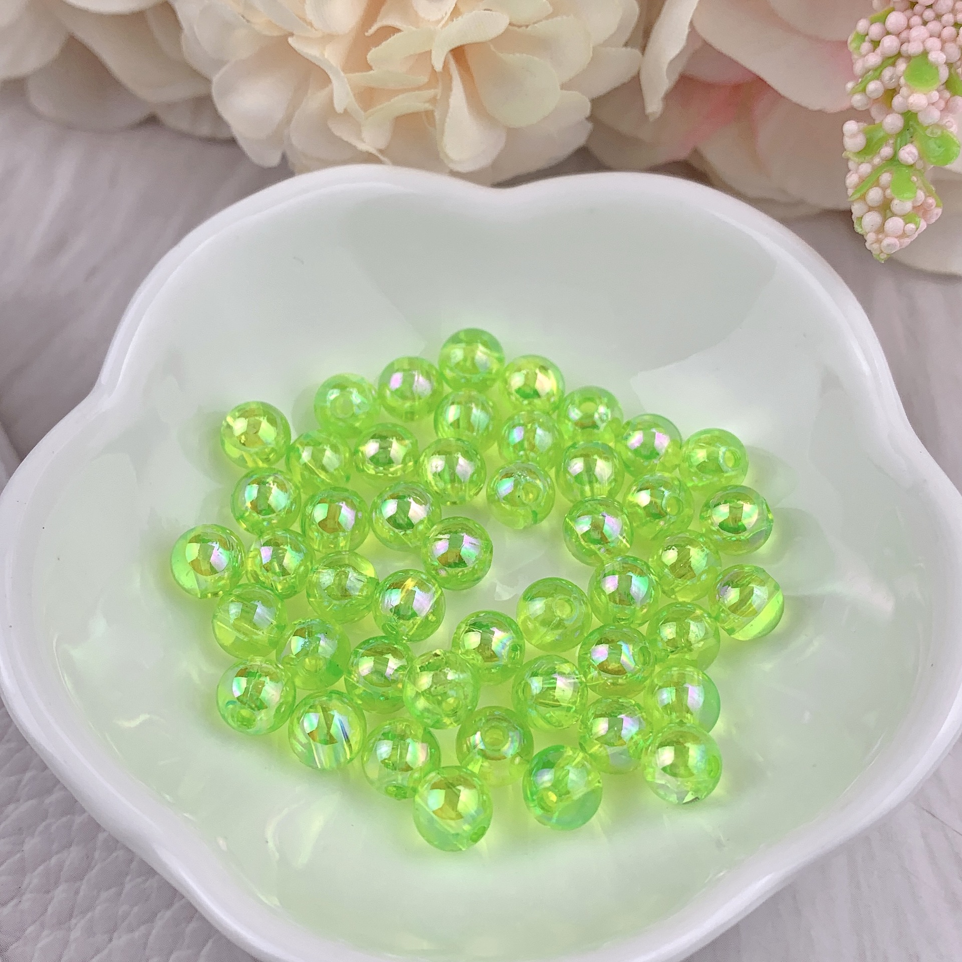 Light green 6mm 40000pcs/catties