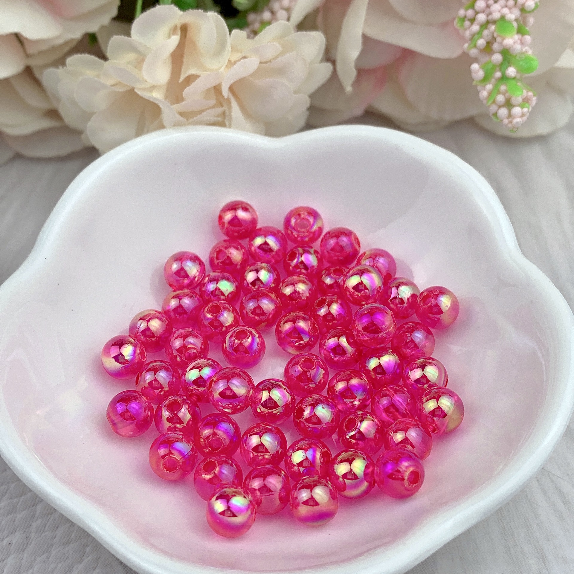 Rose red 4mm 40000pcs/catties