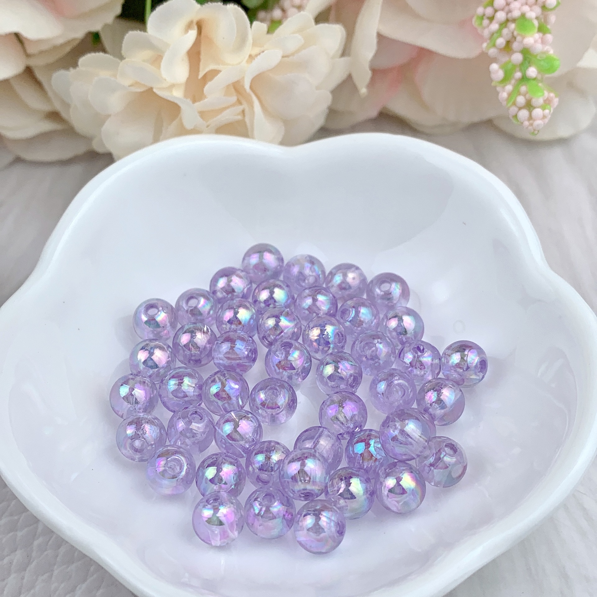 Light purple 6mm 40000pcs/catties