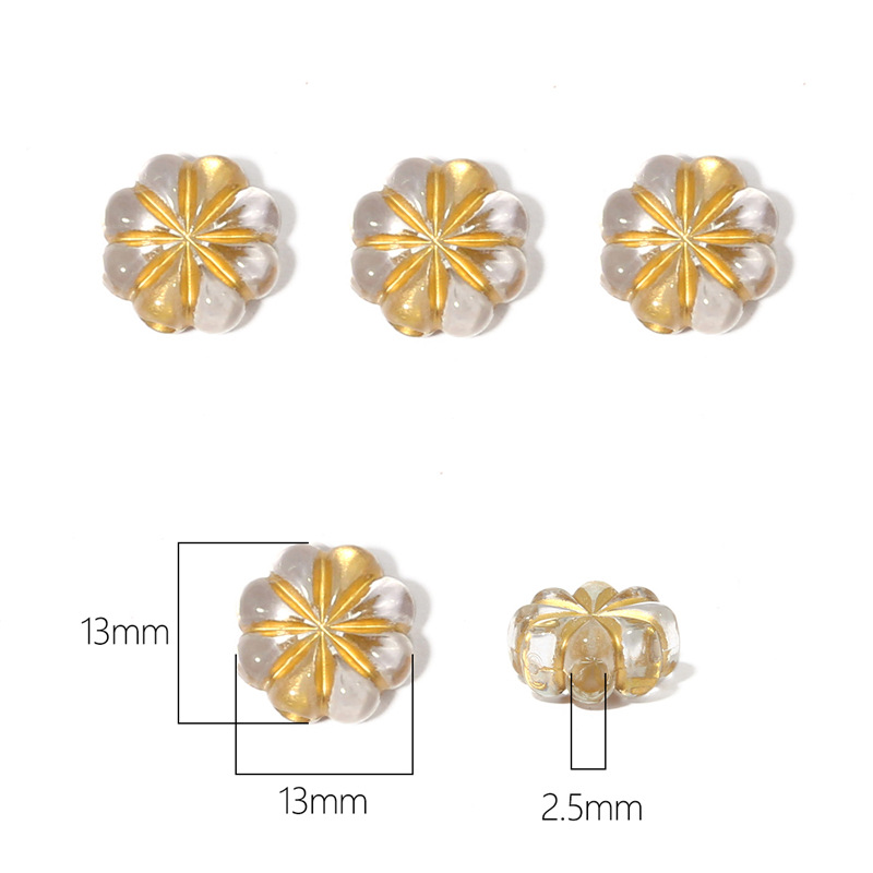 12:13mm eight-petal flower 40pcs/pack