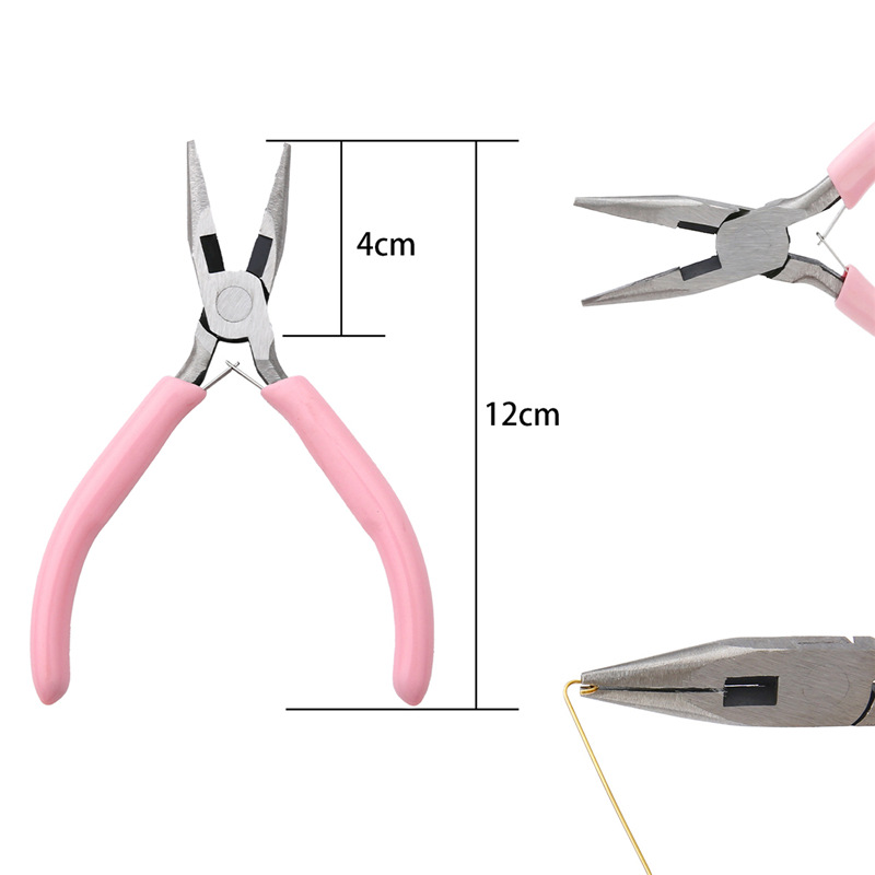 1:120mm powder handle needle nose pliers (no teeth)