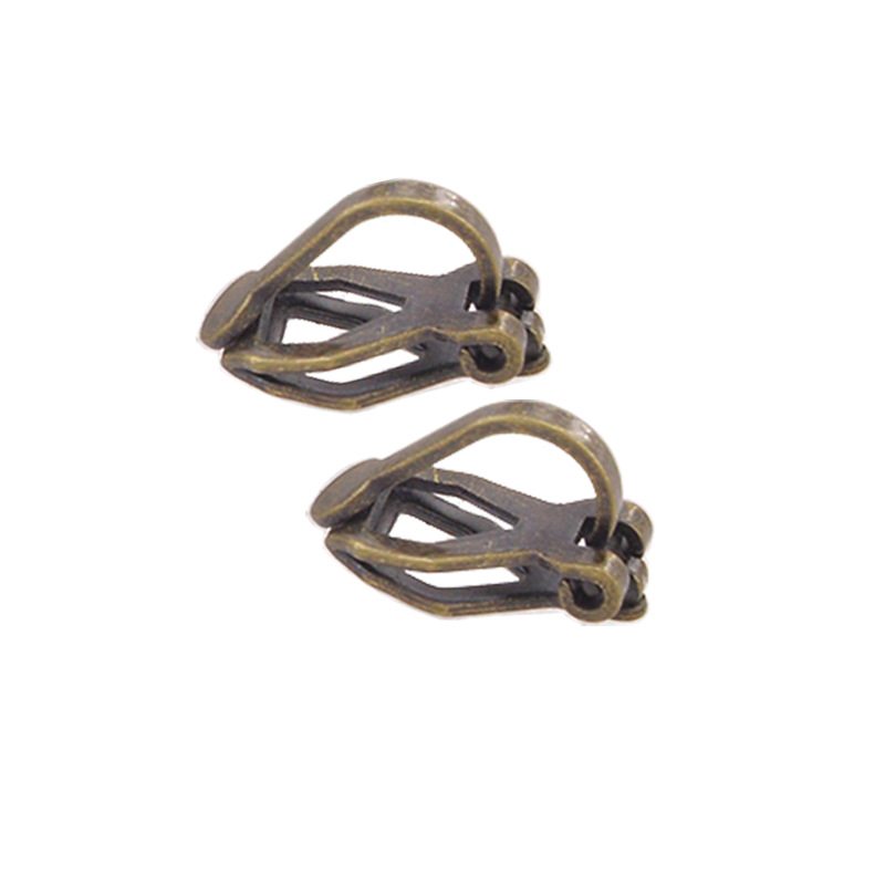 Triangle clip bronze no hanging flat head