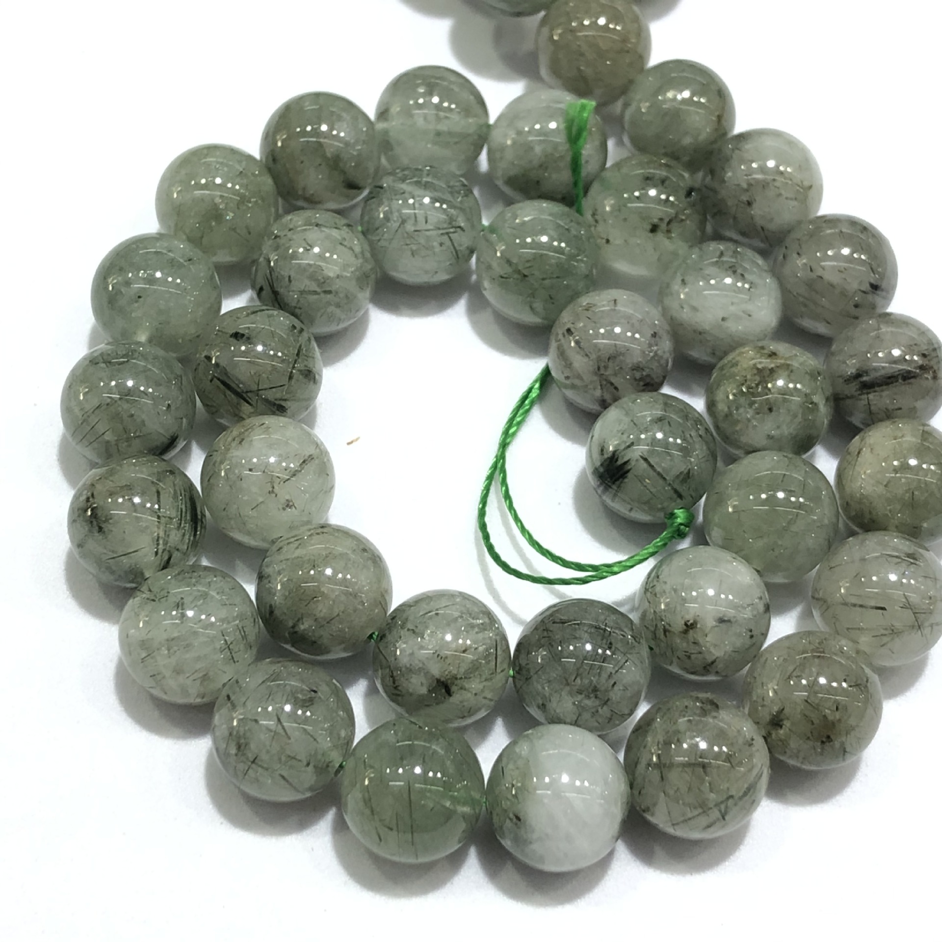 5A green hair crystal 8mm