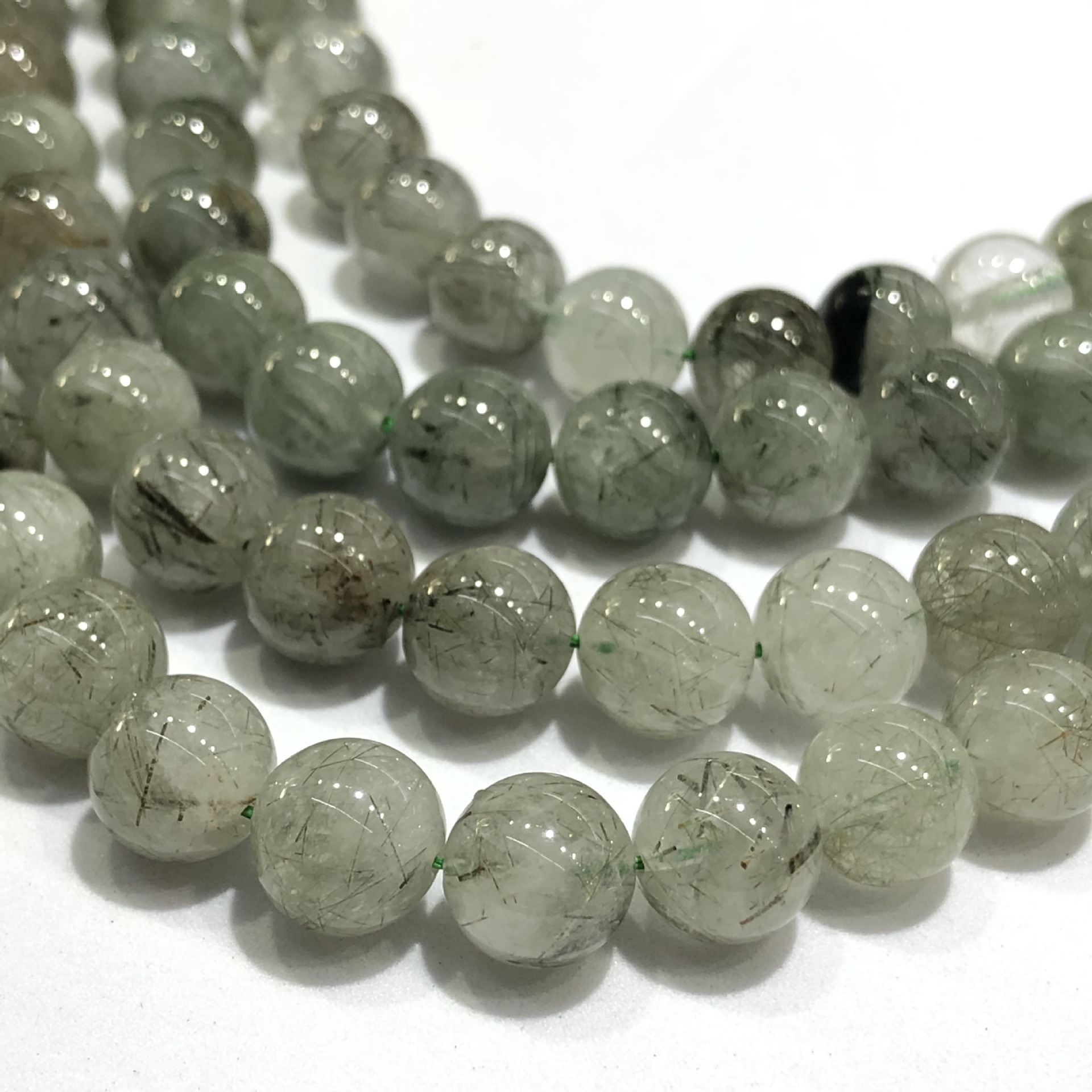 3A green hair crystal 12mm