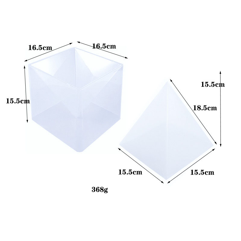 1:[2-piece set] Pyramid mold   frame