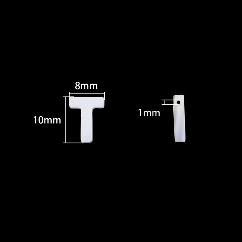 20:T letter 10x8mm