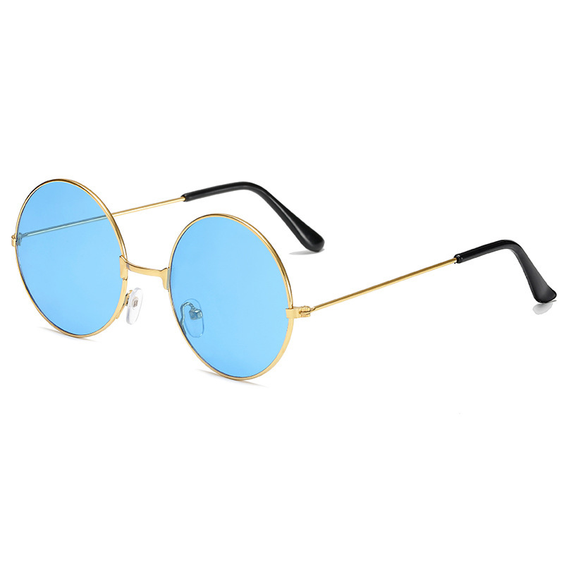 K gold frame blue film