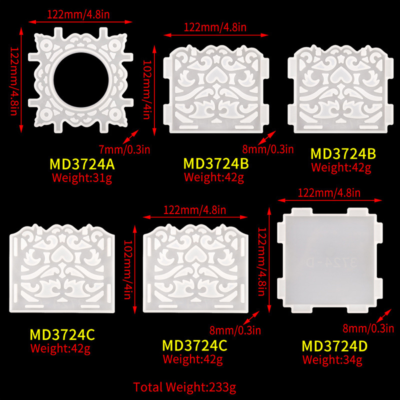 Square Tissue Box Mould