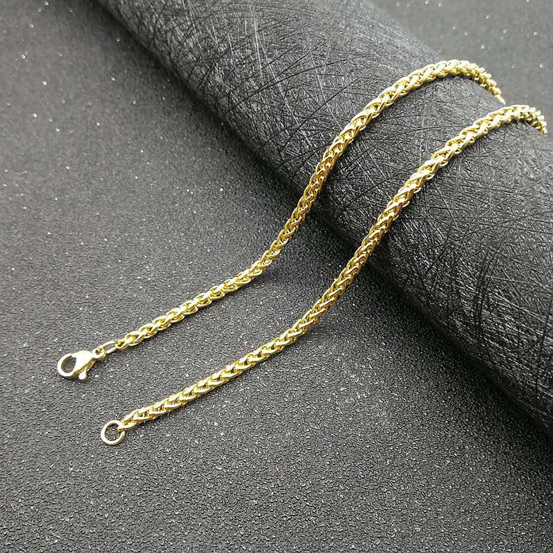 3mm*61cm Stainless Steel Flower Basket Chain