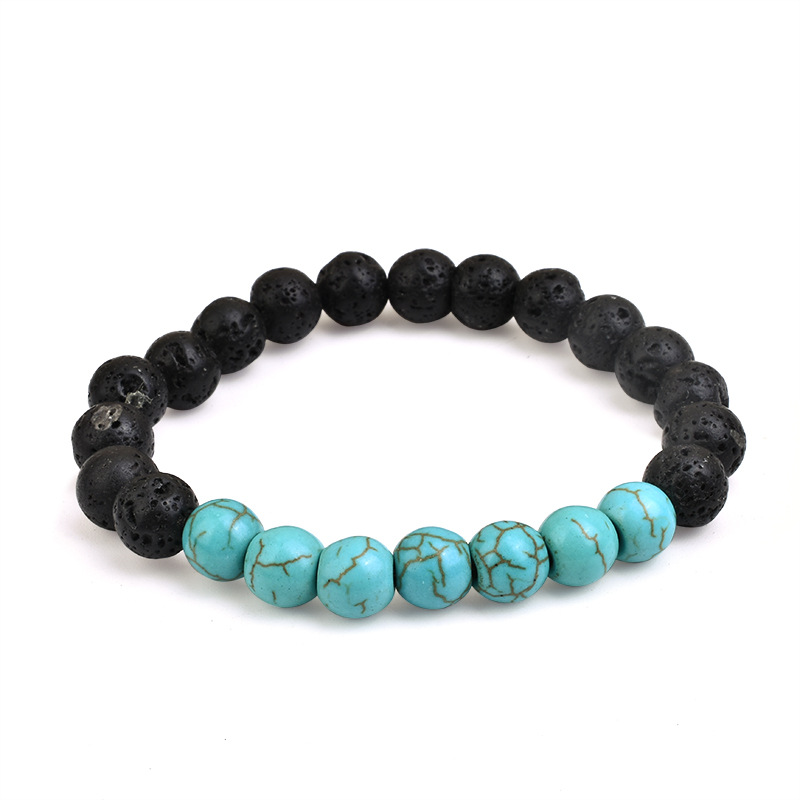 Blue turquoise + volcanic stone 2