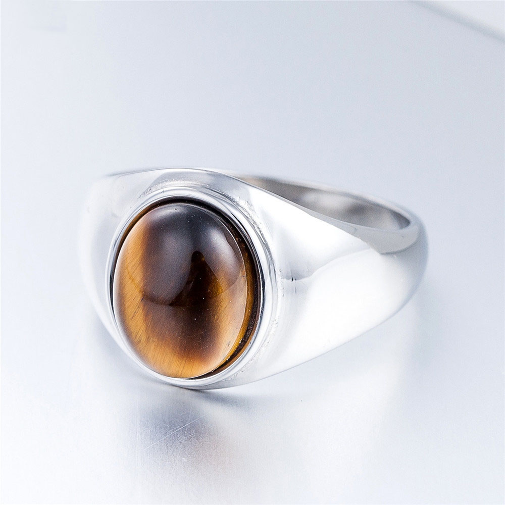 steel tiger eye, Ring No. 7