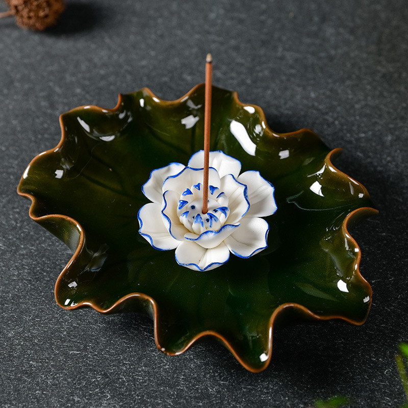 Blue Lotus Army Green Lotus 11.8*3cm