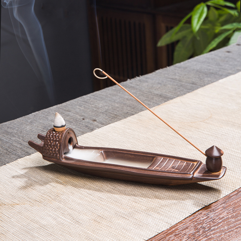 10:Lixiao Fishing Boat 24*5.5*5cm