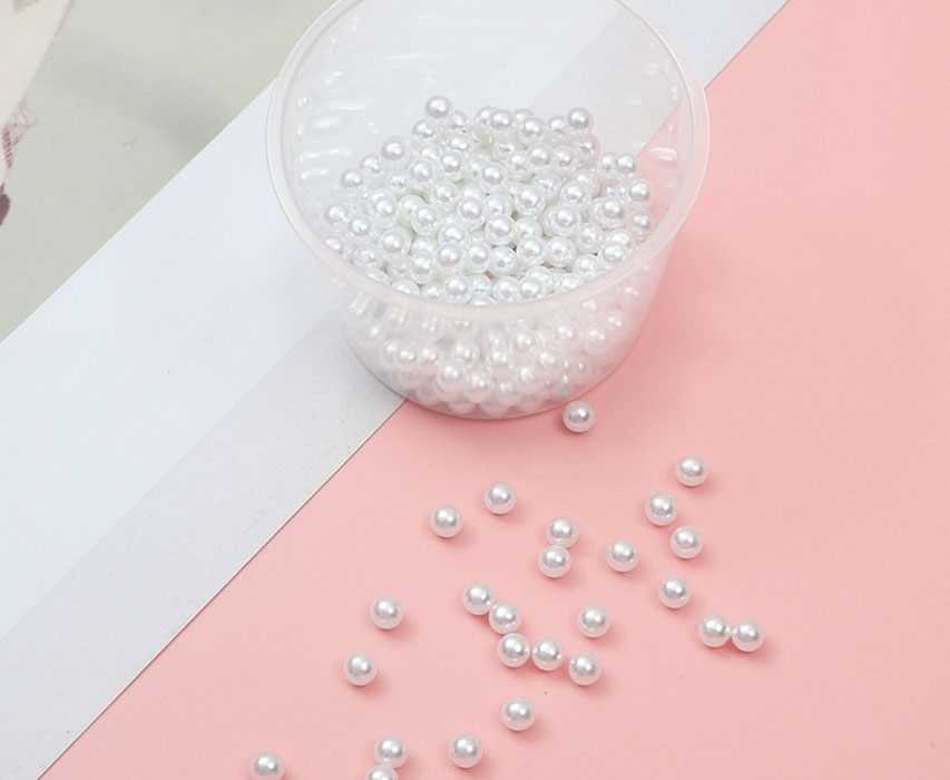 Non-porous white 5mm about 300pcs/pack