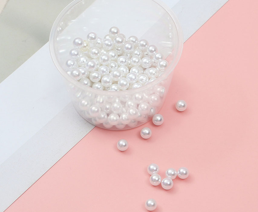 Non-porous white 6mm about 200pcs/pack