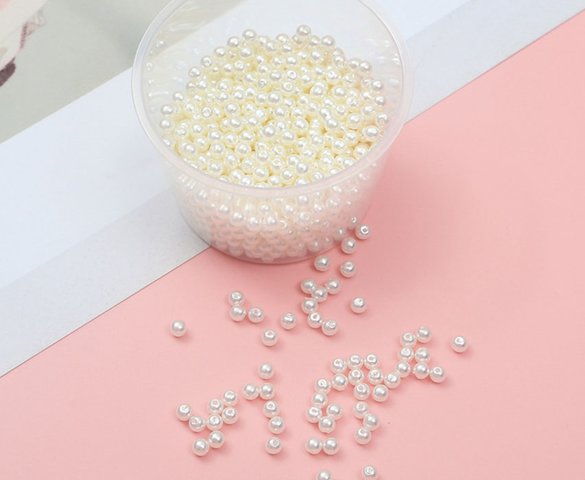 23:Porous beige 4mm about 1000pcs