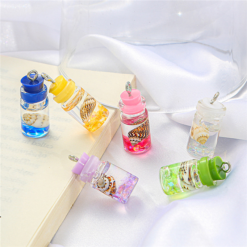 1:Conch bottle color random 20x10mm aperture 2mm6 pcs/pack