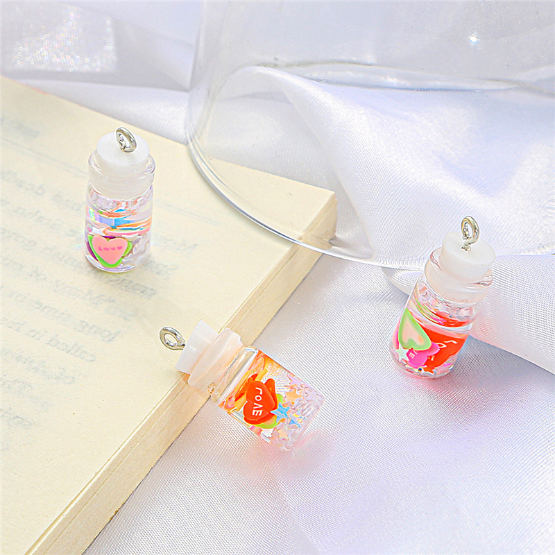 7:Sequin bottle white 20x10mm aperture 2mm6 pcs/pack