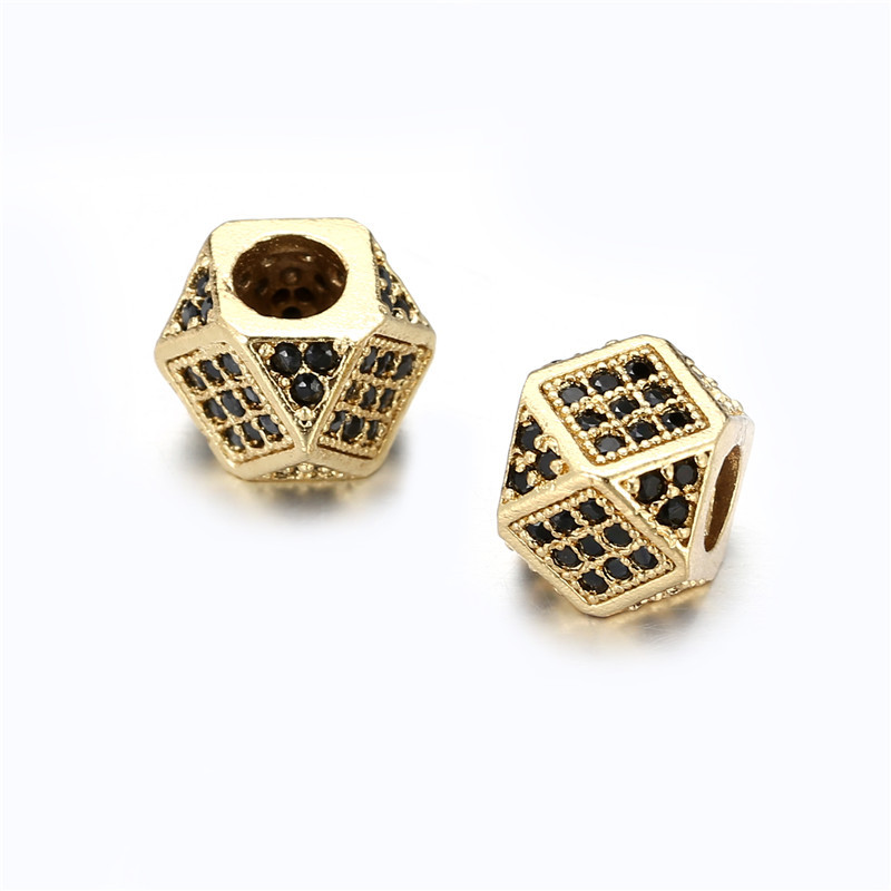 Golden black cubic zirconia