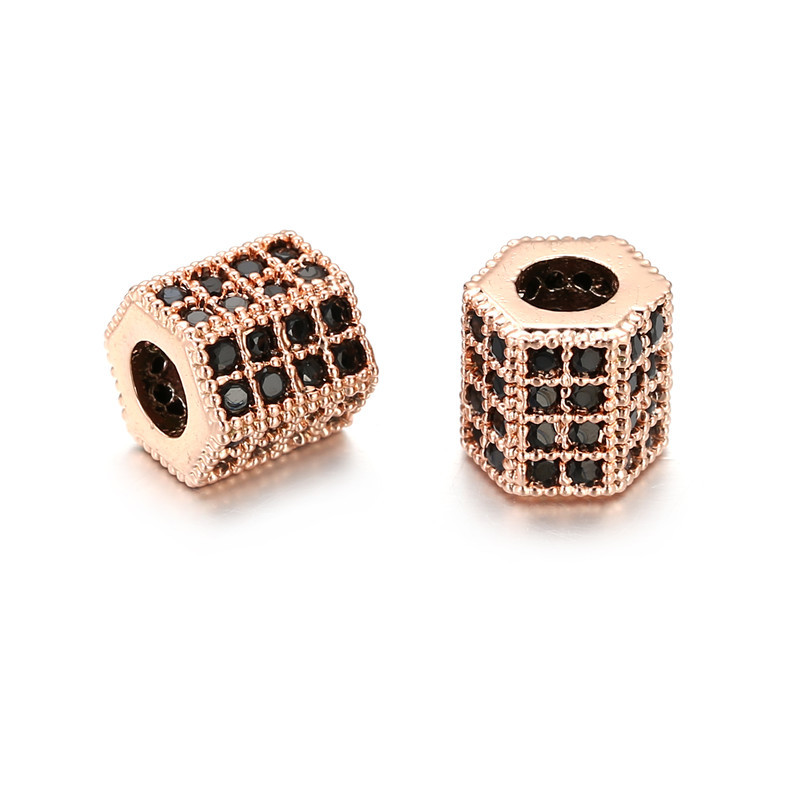 3:Rose gold black zircon