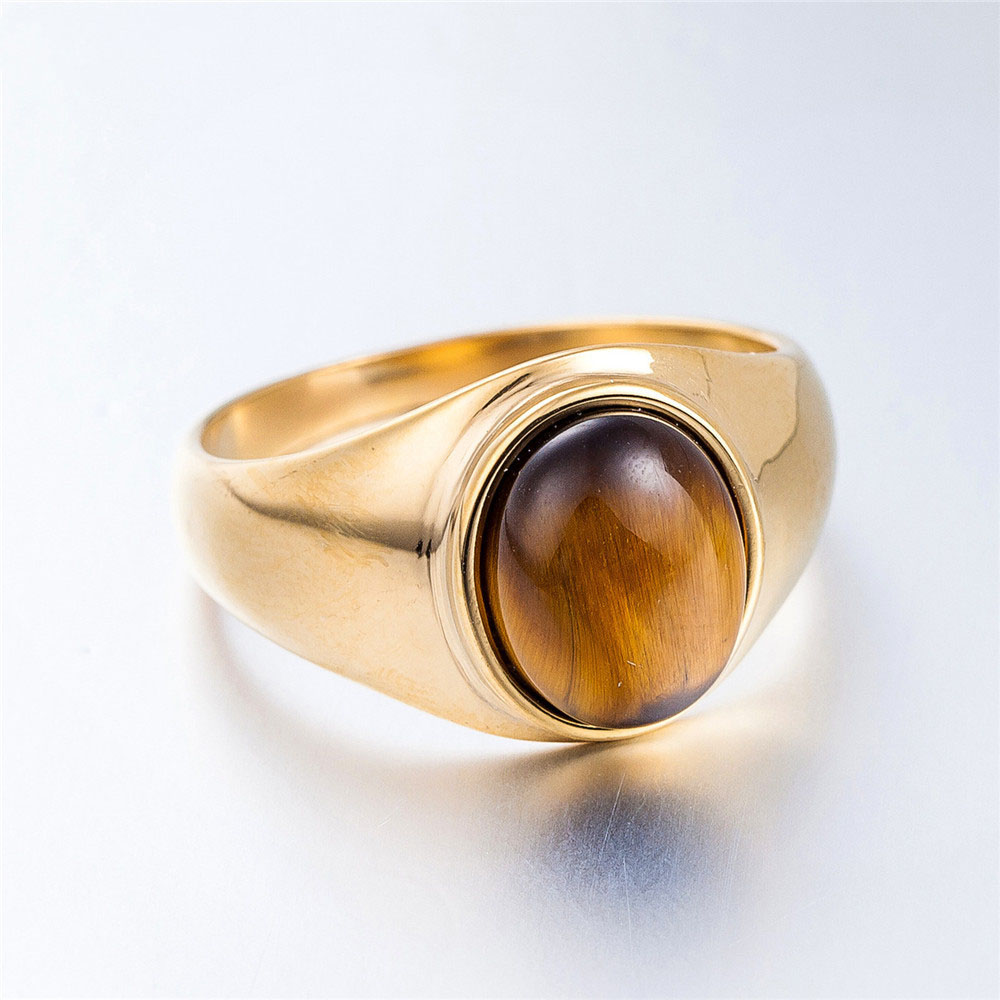 golden tiger eye, Ring No. 7