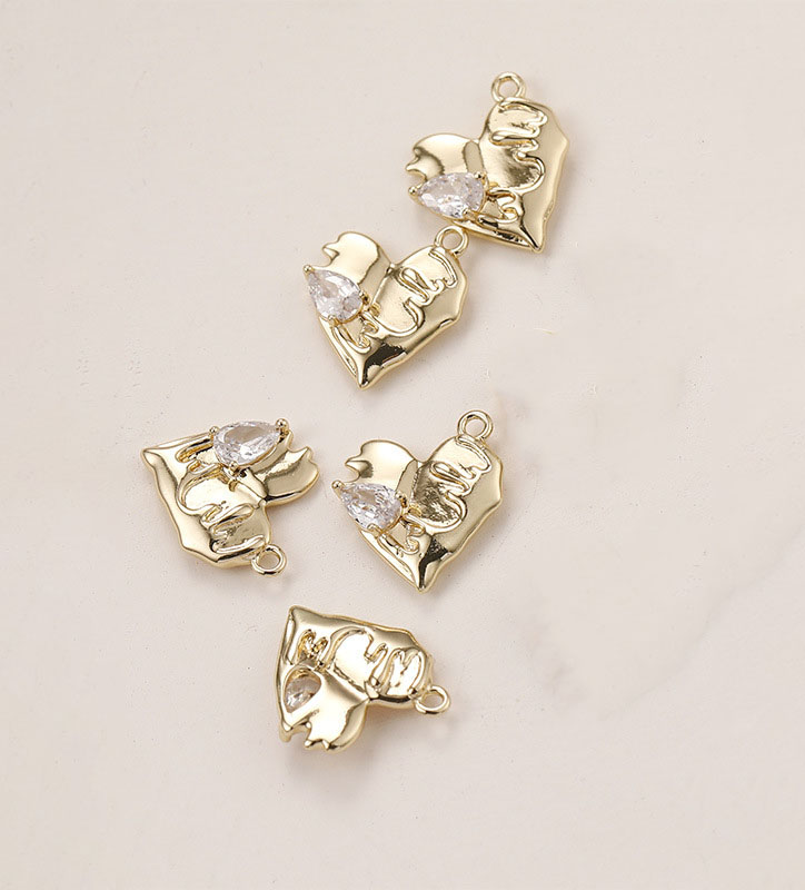 9# Gold white zirconium