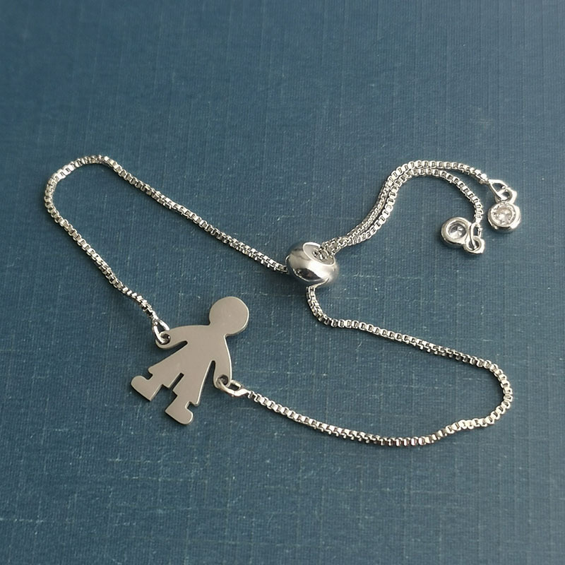 Silver Pendant + Bracelet