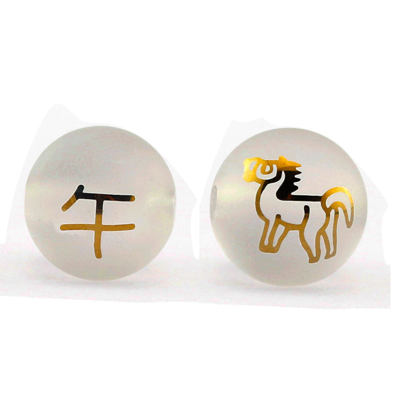 Zodiac - Noon Horse Double-sided diameter 14mm