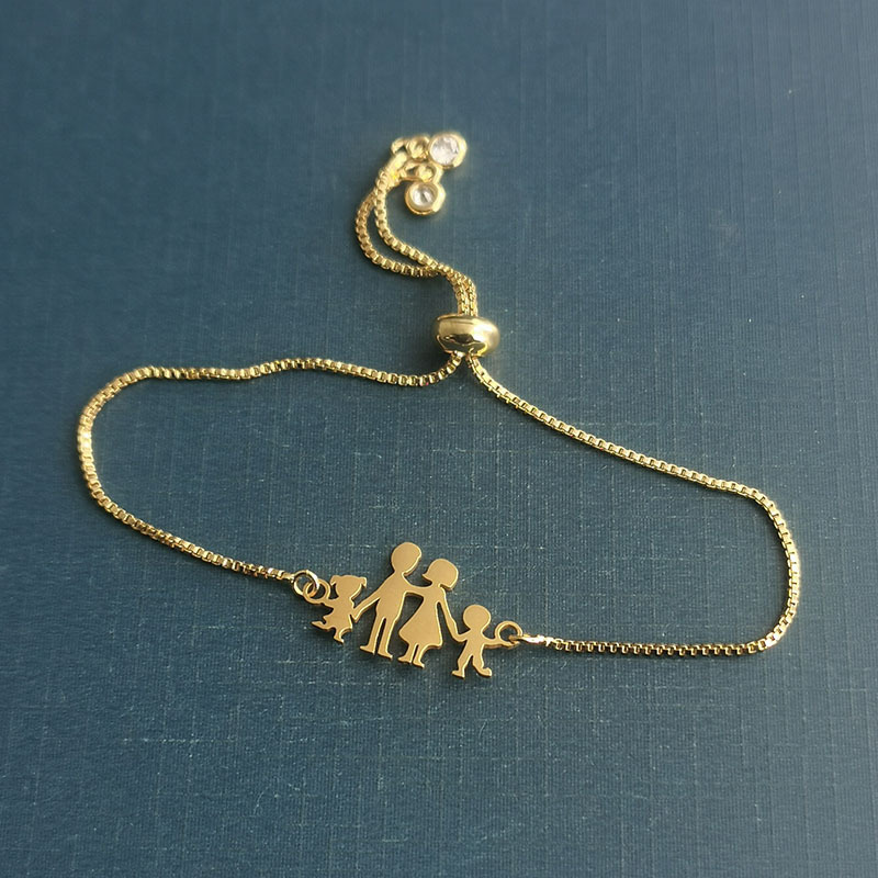 Gold Pendant + Bracelet