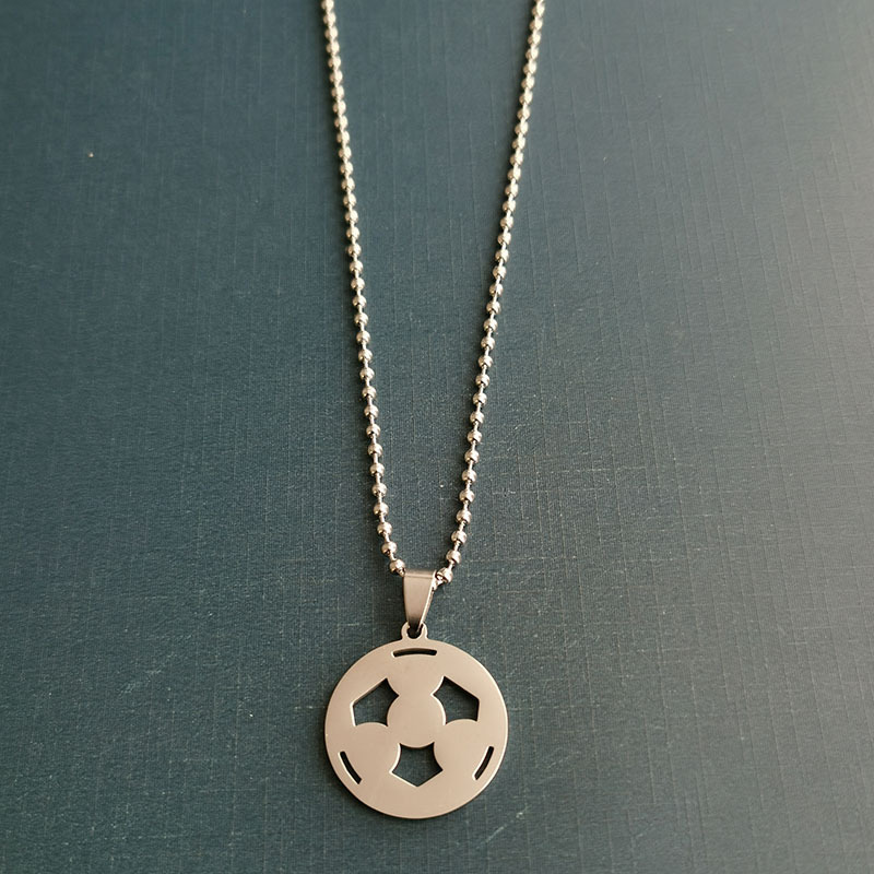 Silver Pendant + Ball Chain