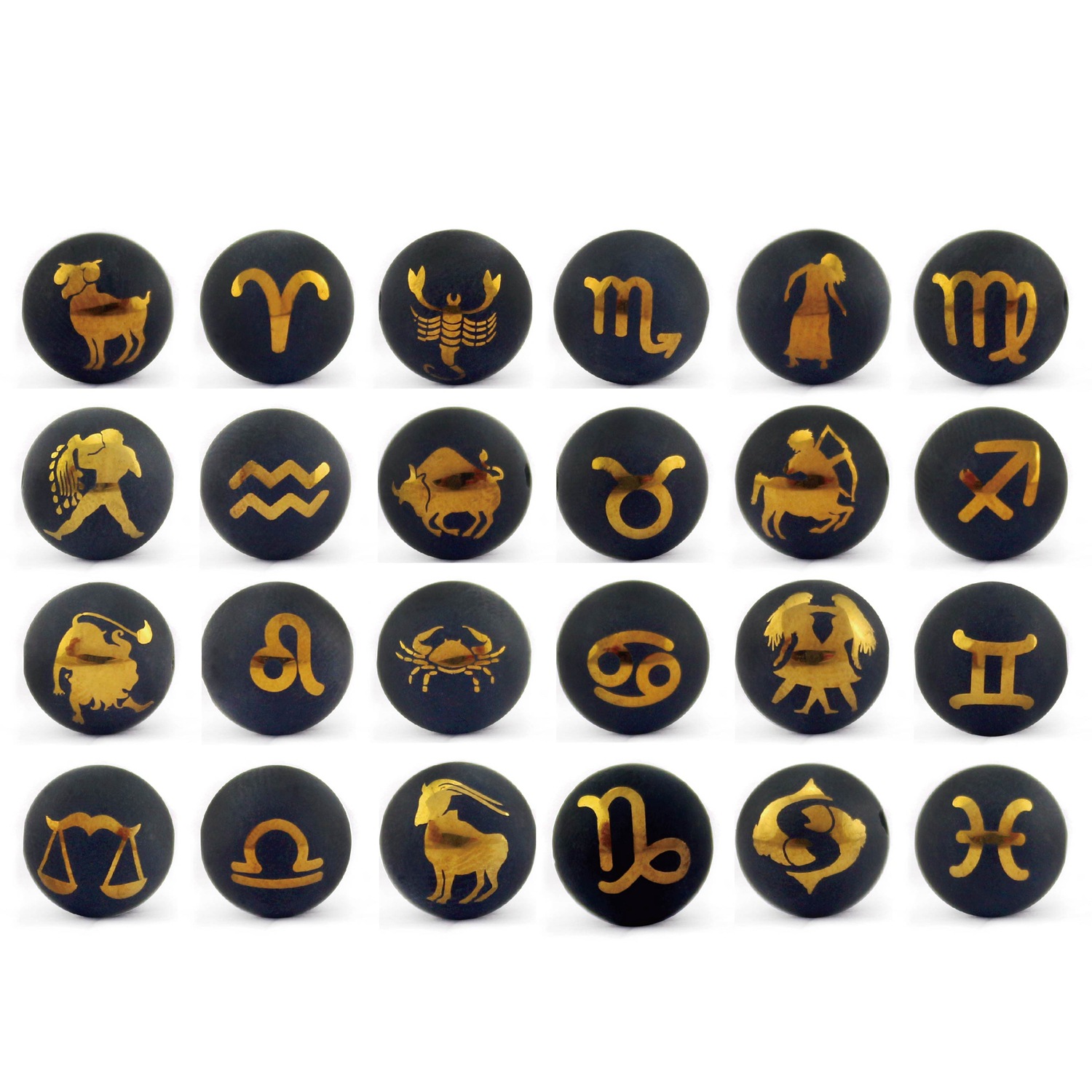 A set of twelve constellations-SET diameter 14mm h