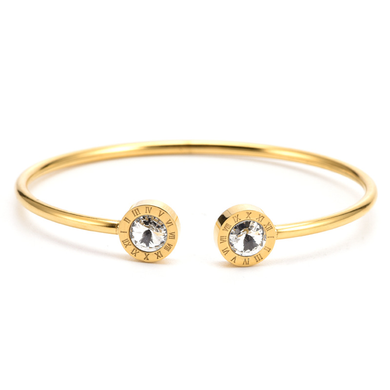 1:White zircon - gold