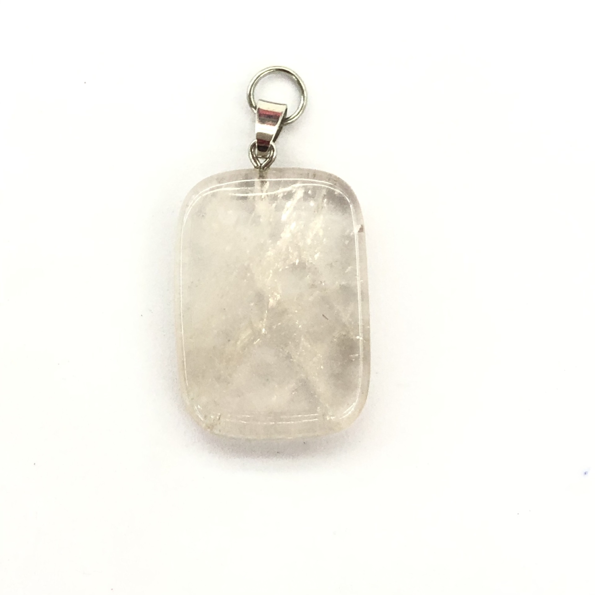 5:Transparent white agate