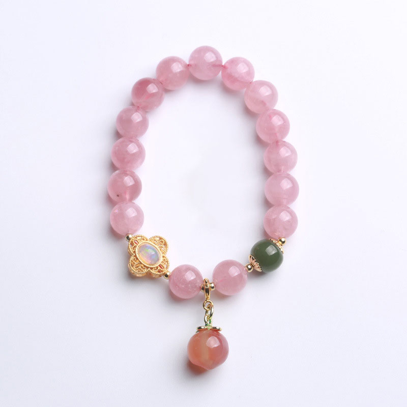 2:Madagascar Rose Quartz Hanging Peaches