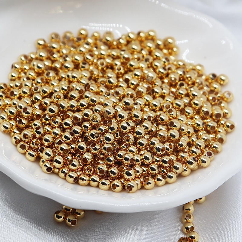 gold 3mm 100pcs/pack